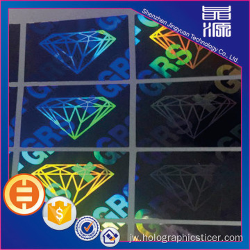 3d Stiker Hologram Asli Aman